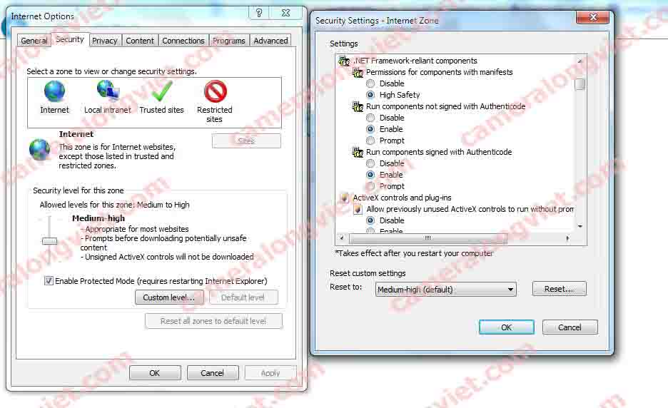 active ie xem camera